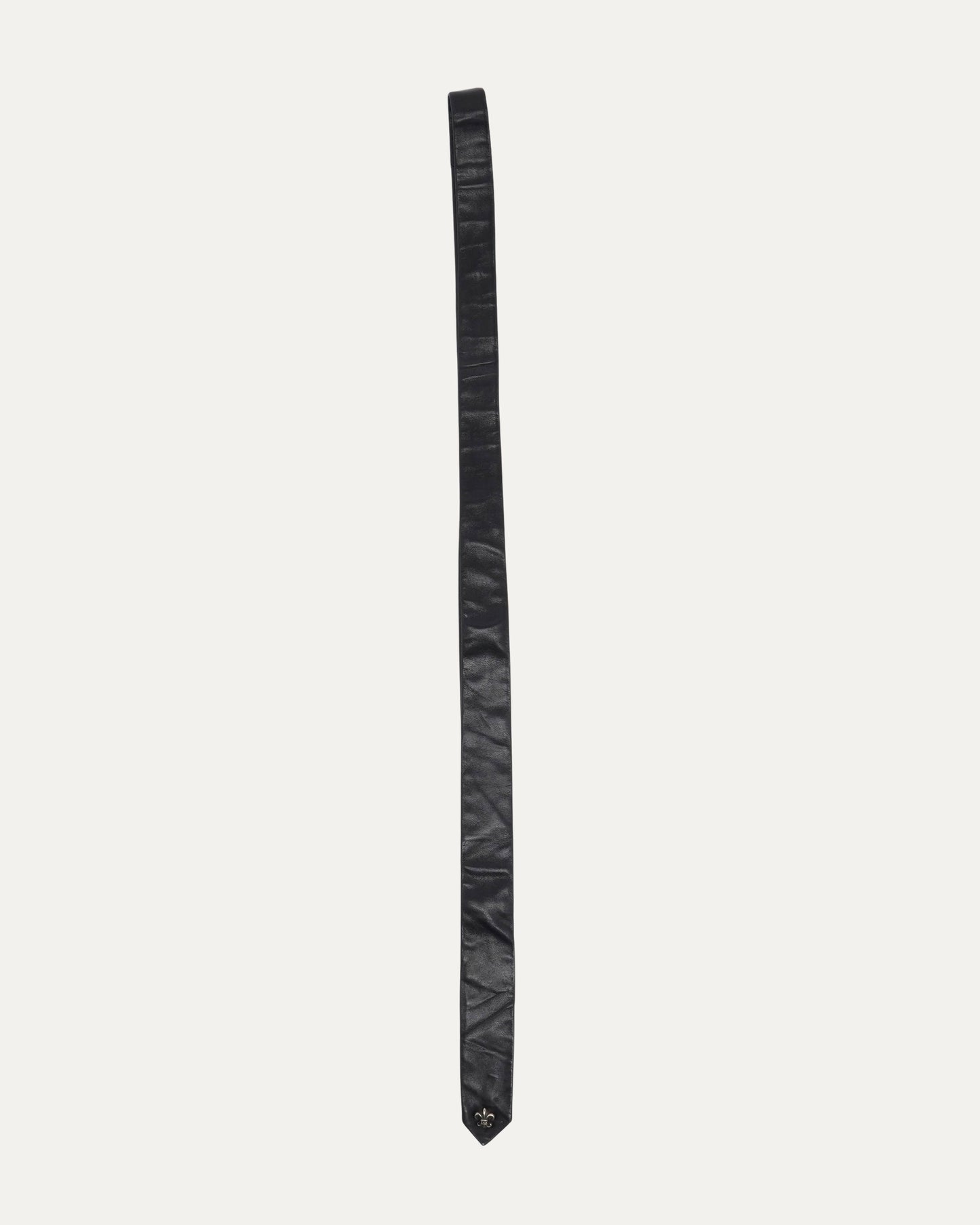 Fleur Embellished Leather Tie