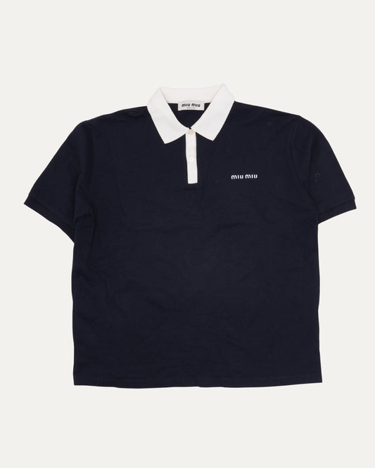 Contrast Collar Polo
