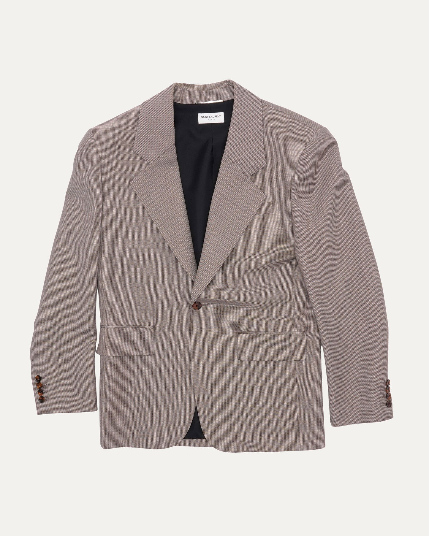 Wool Notch Lapel Suit