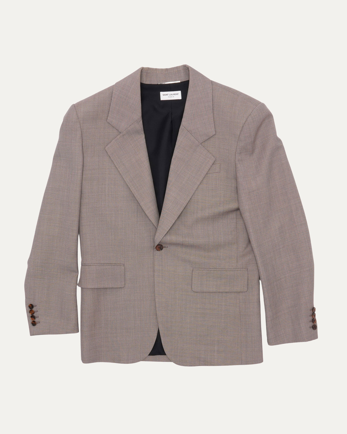 Wool Notch Lapel Suit