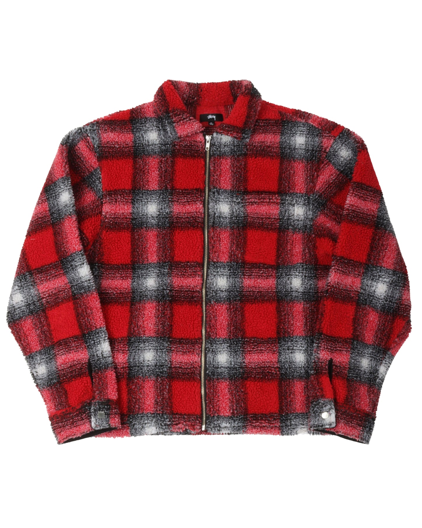 Plaid Zip-Up Jacket