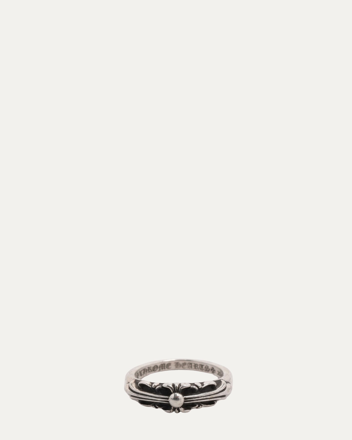 Mini Floral Cross Ring
