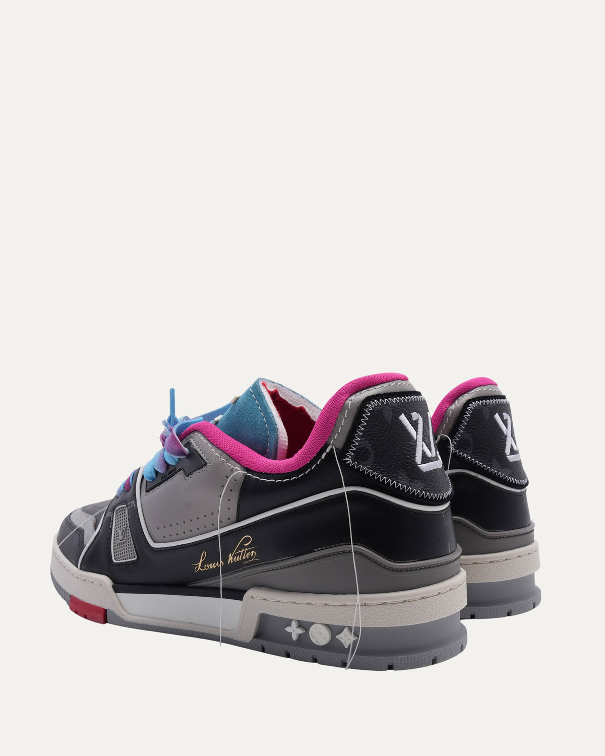 Upcycled LV Trainers