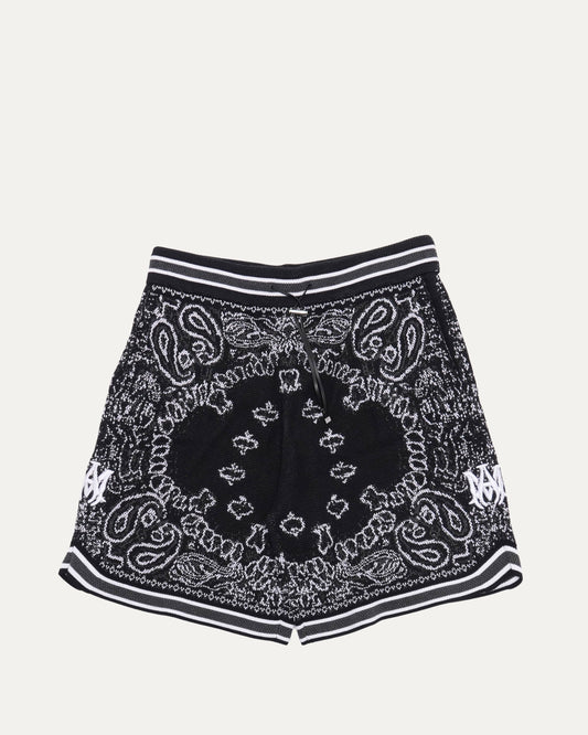 Cashmere Blend Bandana Shorts