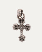 Large Filigree Cross Pendant with Bale