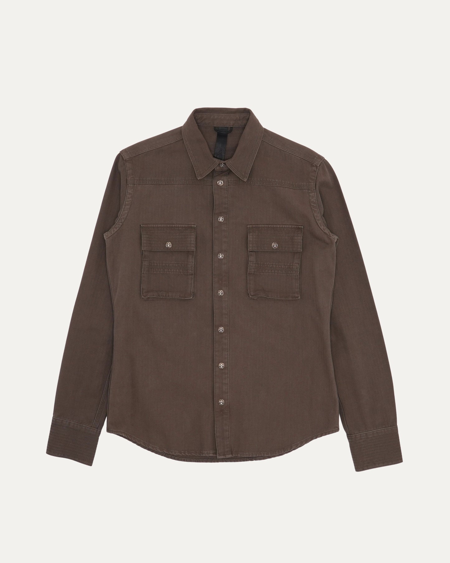 Fleur Patch Military Shirt