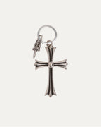 Large Cross and Dagger Keychain