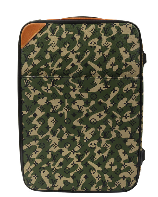 Takashi Murakami "Pegase 60" Monogramouflage Roller Suitcase