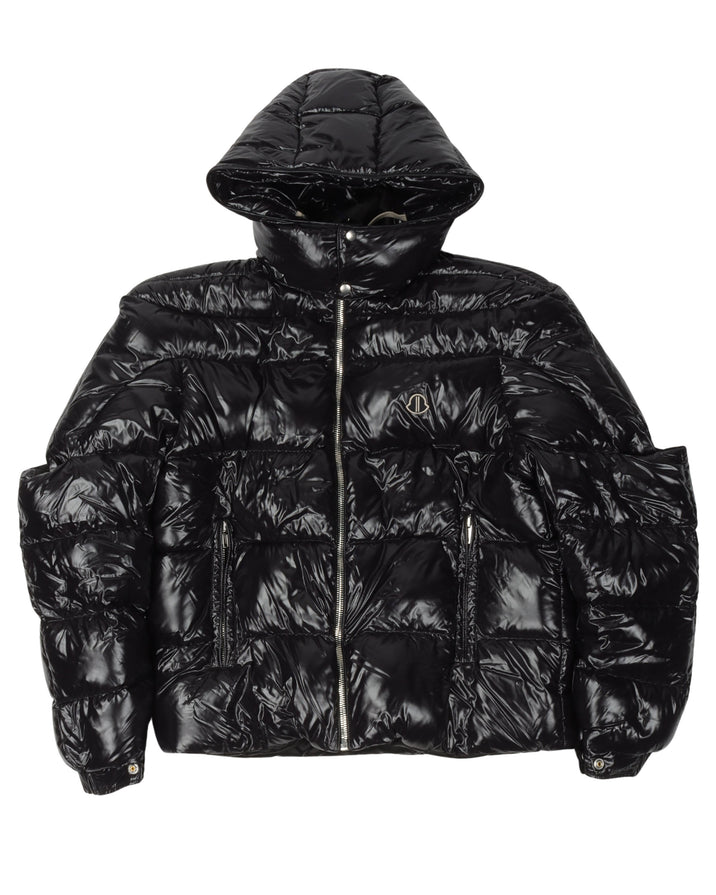 Moncler - Men - Mayaf Faux Fur-Trimmed Quilted Shell Hooded Down Jacket Black - 3