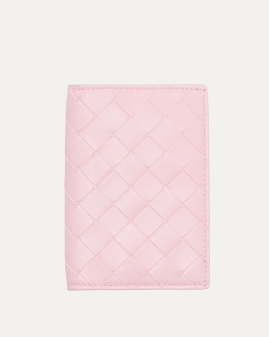 Leather Intrecciato Bifold Wallet