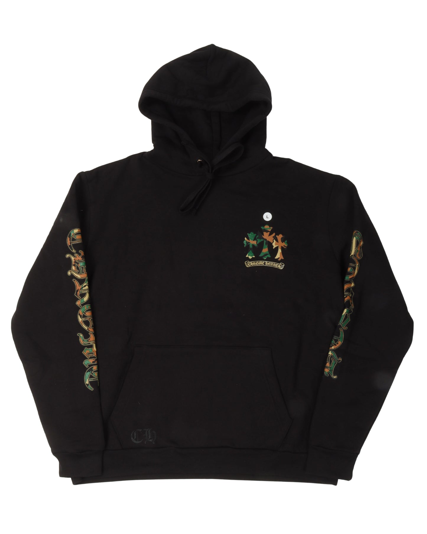 Camouflage Cemetery Cross Pullover Hoodie