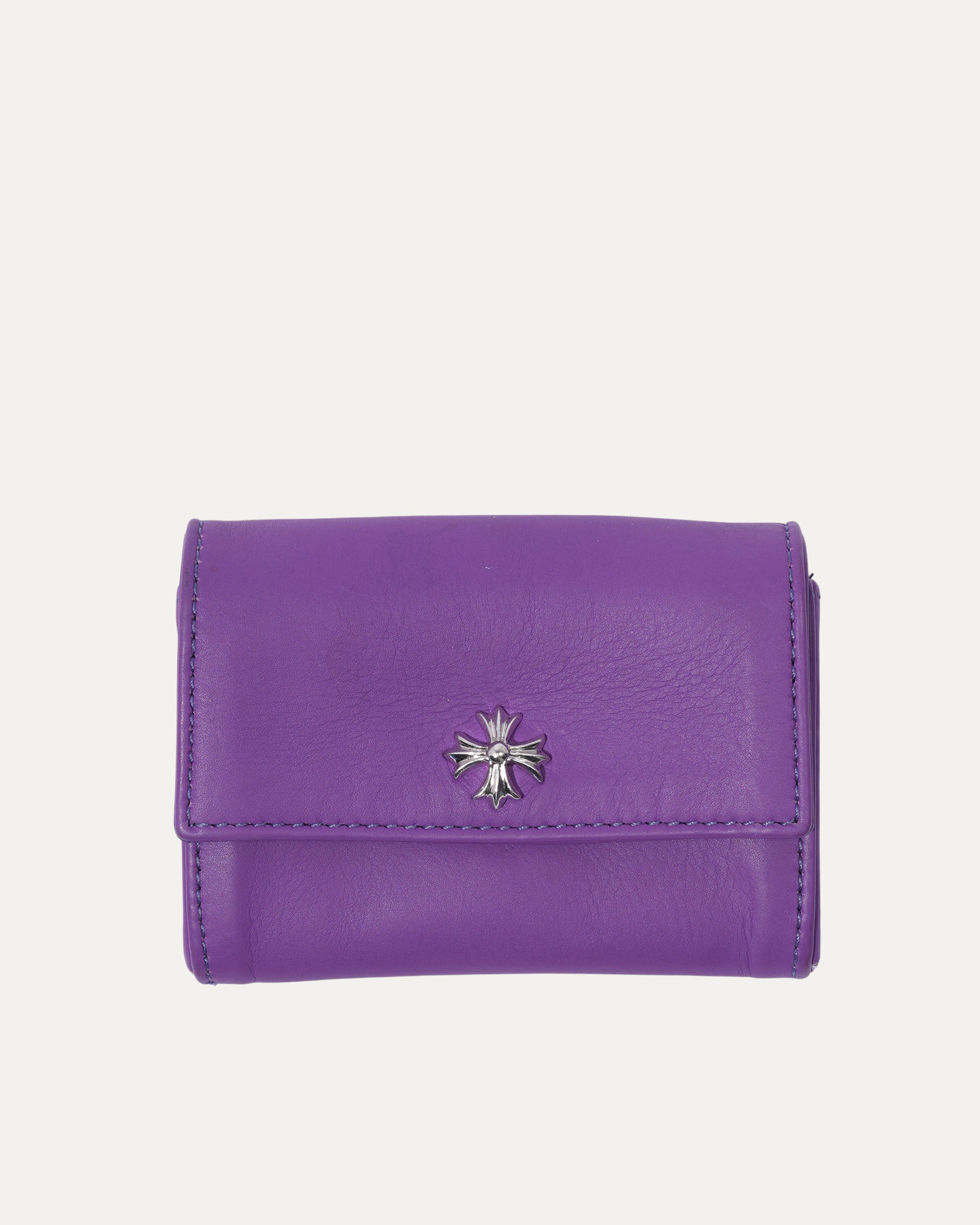 Tiny Plus Cross Leather Wallet