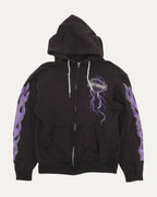 Harley Davidson Flame Sleeve Zip Up Hoodie