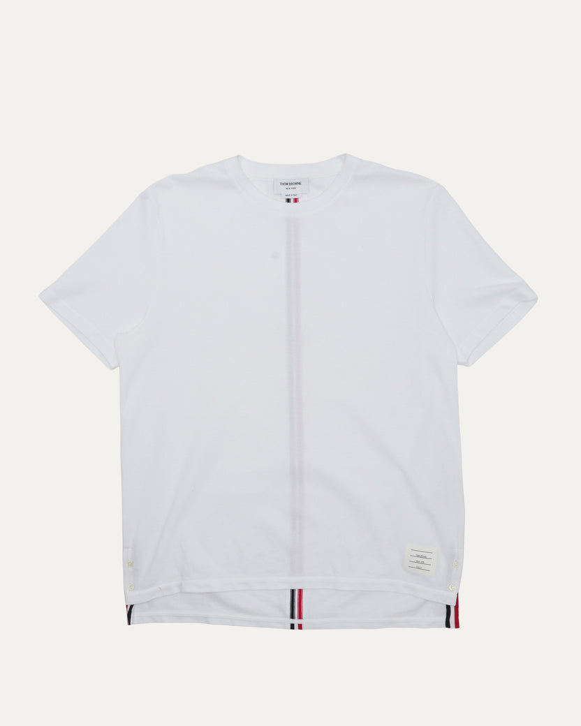 Grosgrain Stripe Pique T-Shirt