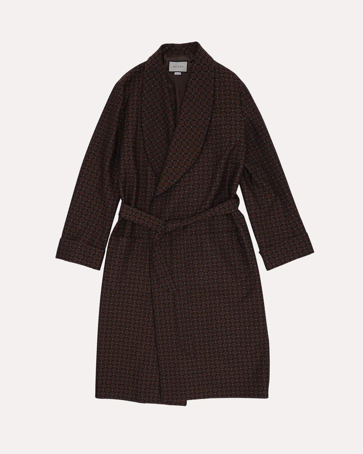 Monogram Belted Robe Coat