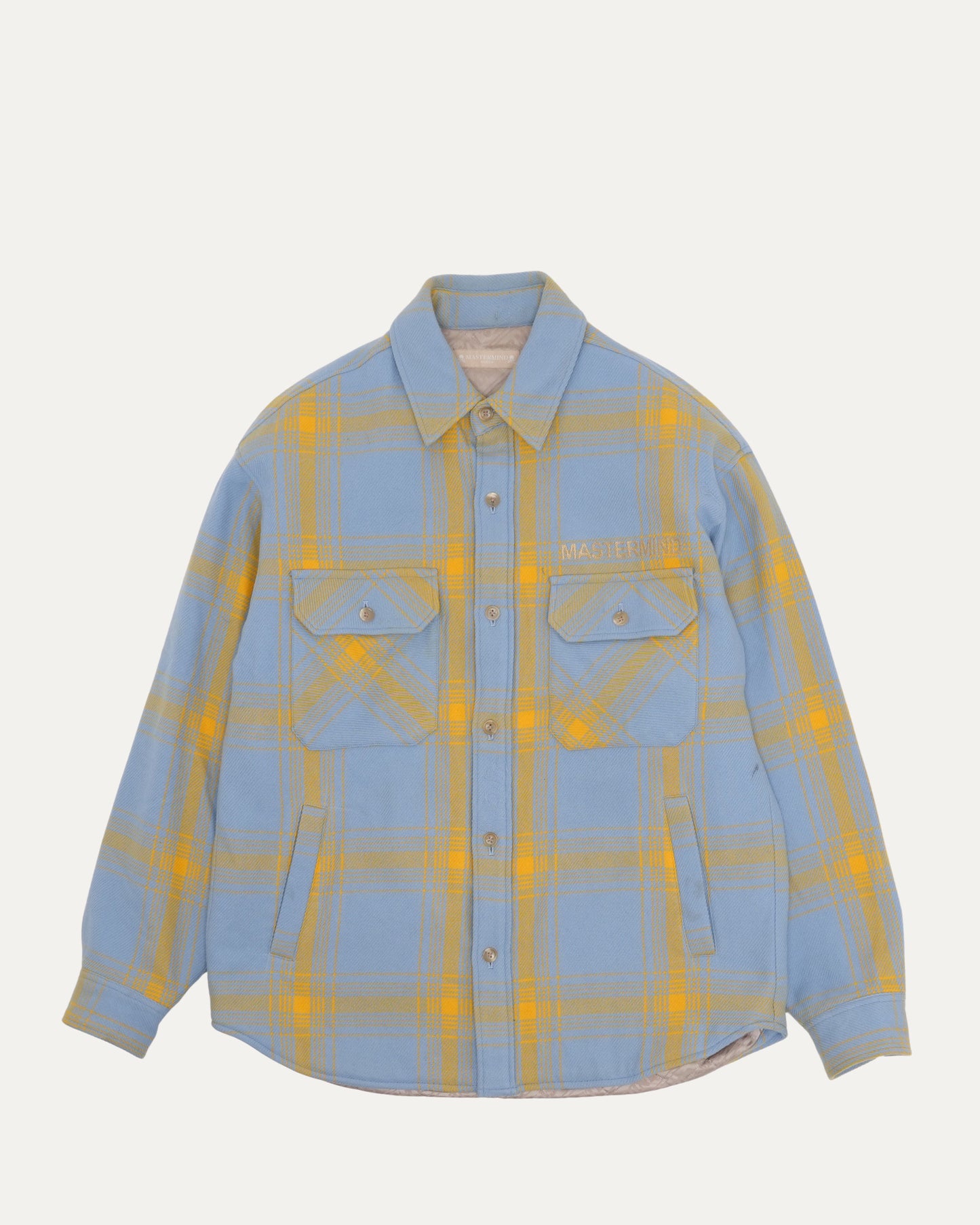 Plaid Quilted Shirt Jacket