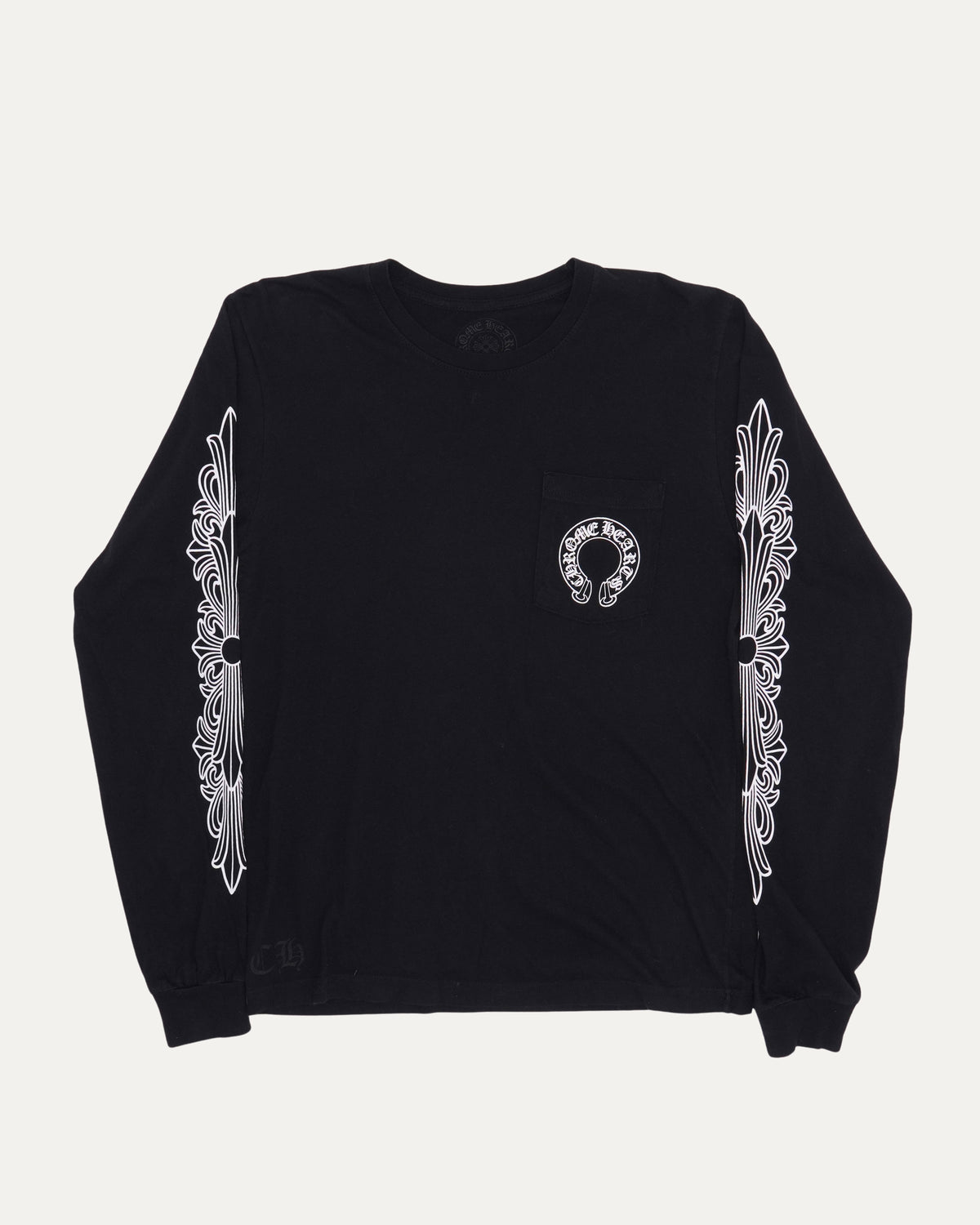 Horseshoe Logo Long Sleeve Pocket T-Shirt