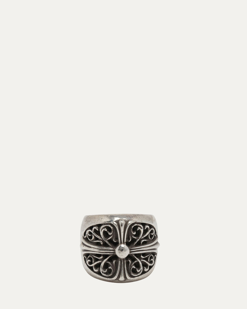 Oval Cross Ring