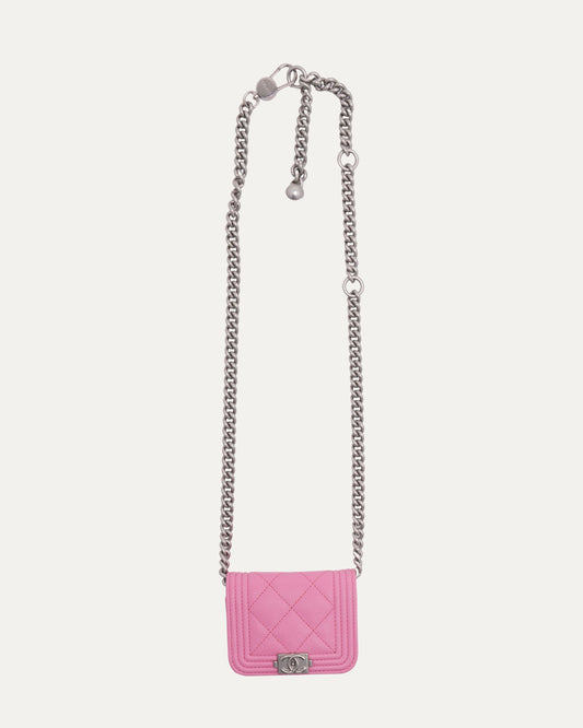 Mini Quilted Boy Flap Belt Bag