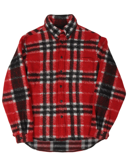 Fuzzy Flannel Shirt