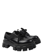 Monolith Brushed Leather Derby