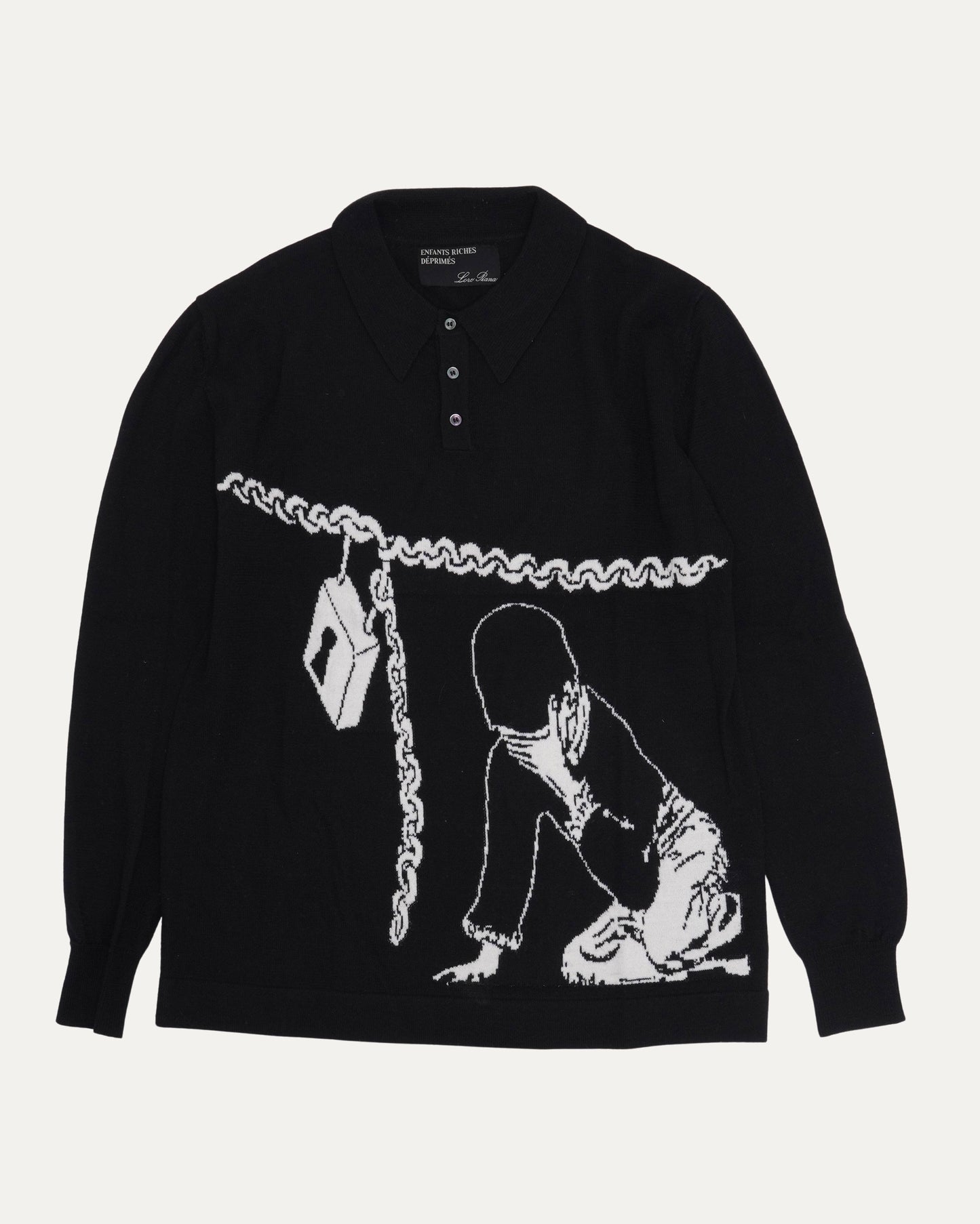 Loro Piana ‘Boy With the Chain’ Collared Sweater