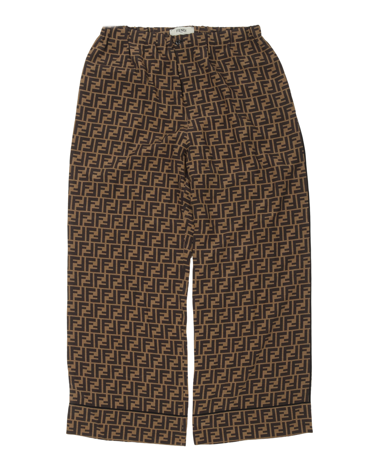 Monogram Silk Pajama Pants