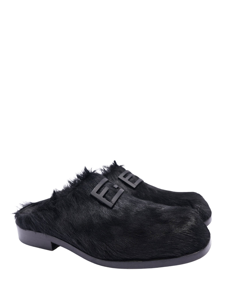 Pony Hair Mules