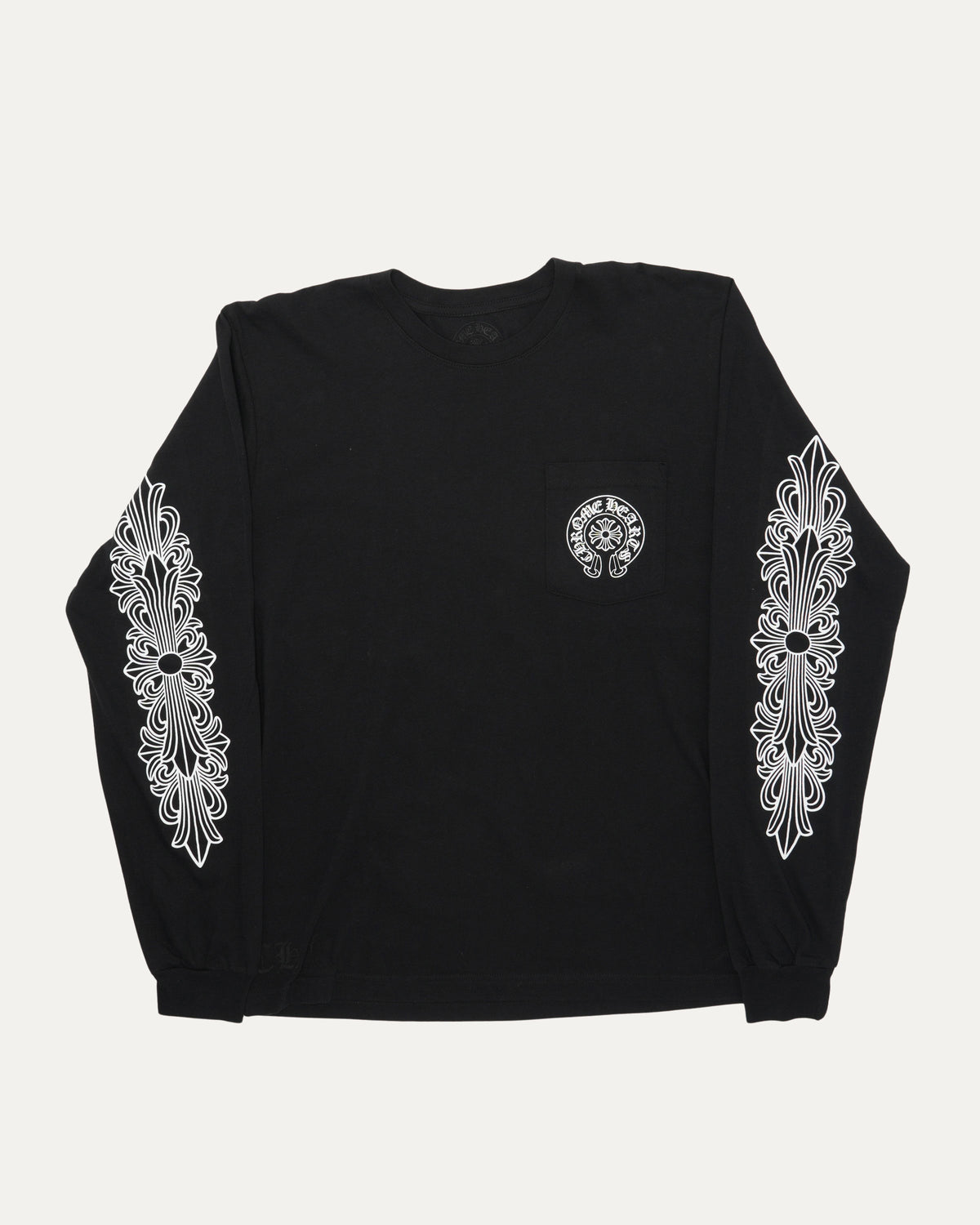 London Horseshoe Logo Pocket Long Sleeve T-Shirt