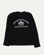 Embroidered Triple Cross Thermal Long Sleeve T-Shirt