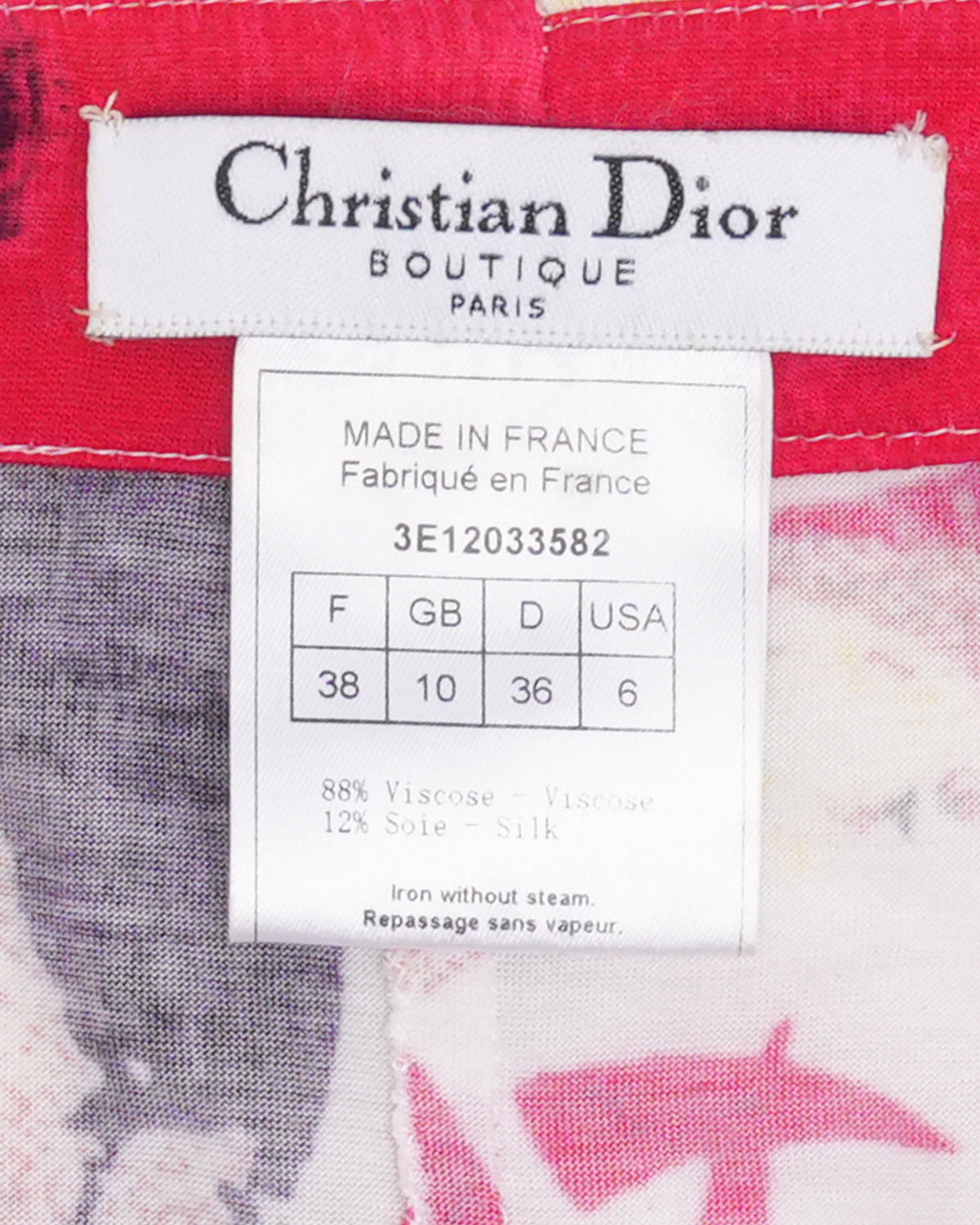 SS 2003 Victim Print Skirt
