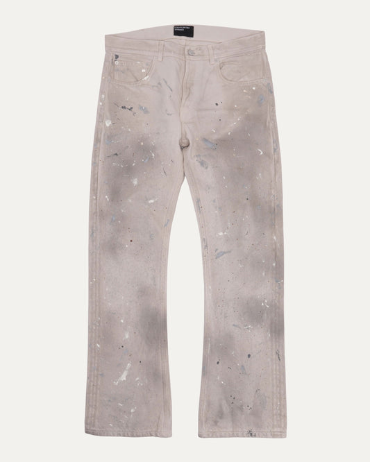 Paint Splatter Flare Jeans