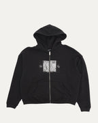 Seoul Exclusive Heaven Will Burn Your Eyes Assemblage Zip Hoodie