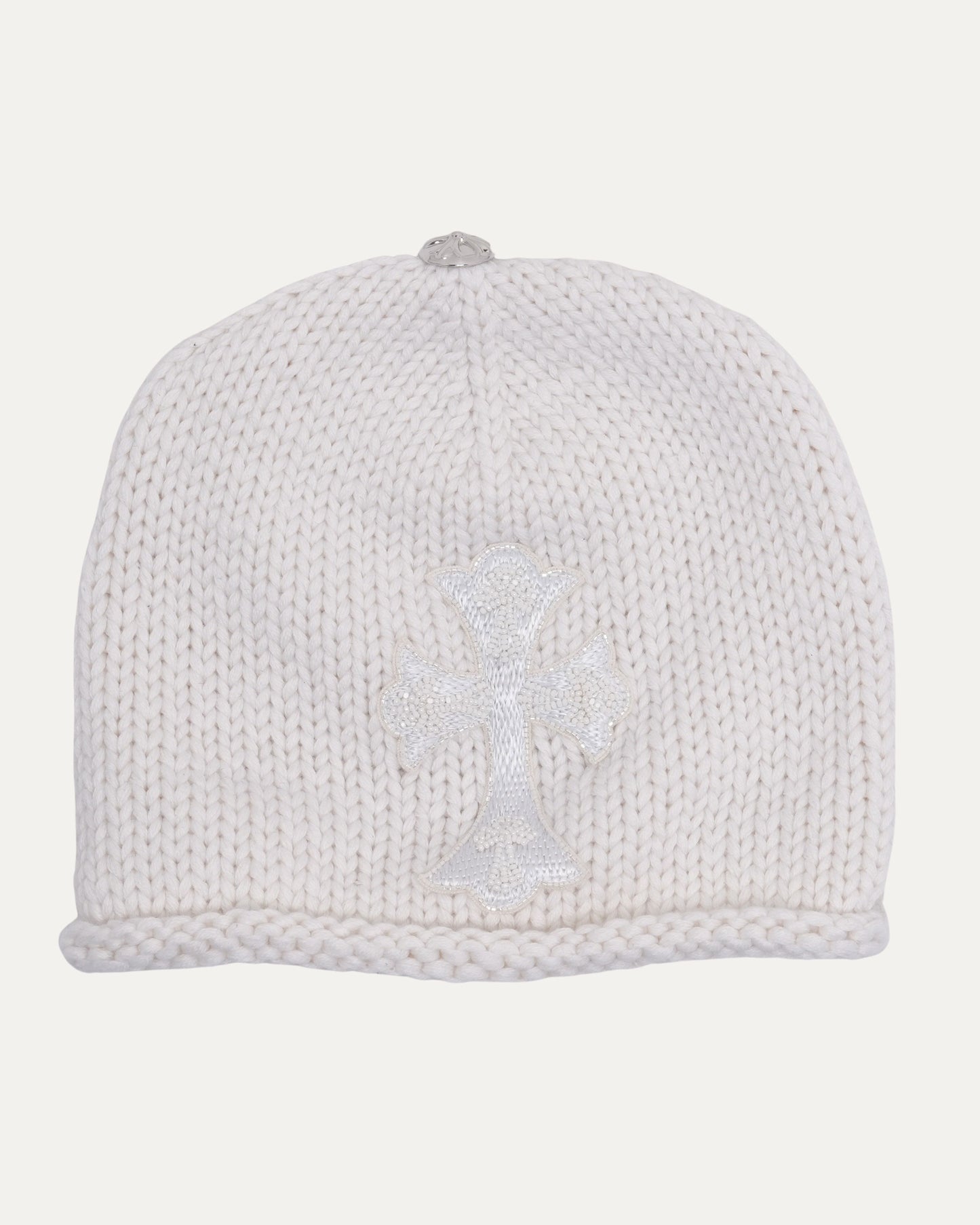 Beaded Cross Beanie