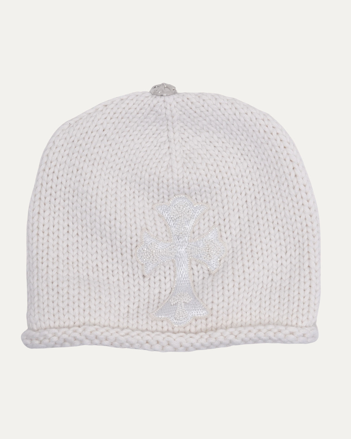 Beaded Cross Beanie
