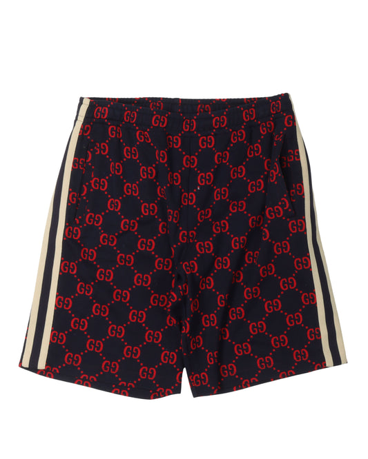 Monogram Side-Stripe Shorts