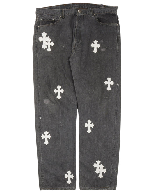 Levi's Leather Cross Jeans