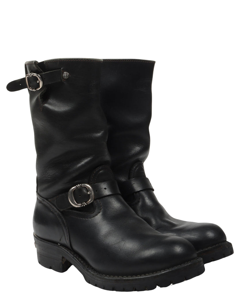 Chrome Hearts Wesco Scarecrow Engineer Boots