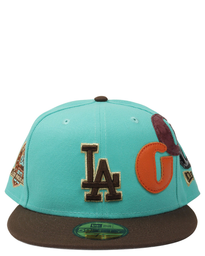 LA Dodgers G Patch Fitted Hat