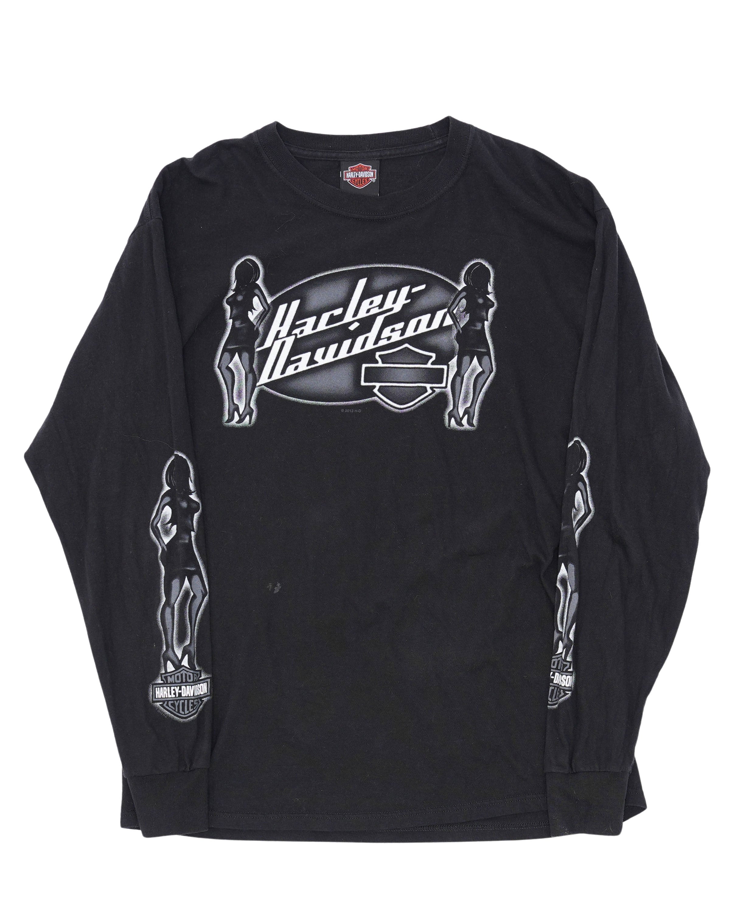 Harley Davidson Fairbanks Alaska Long Sleeve T-Shirt