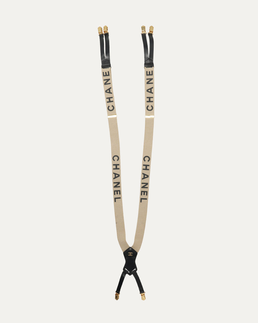 Logo Print Suspenders