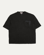 Leather Applique Pocket T-Shirt