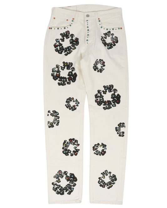 Levi's Rhinestone Wreath Jeans