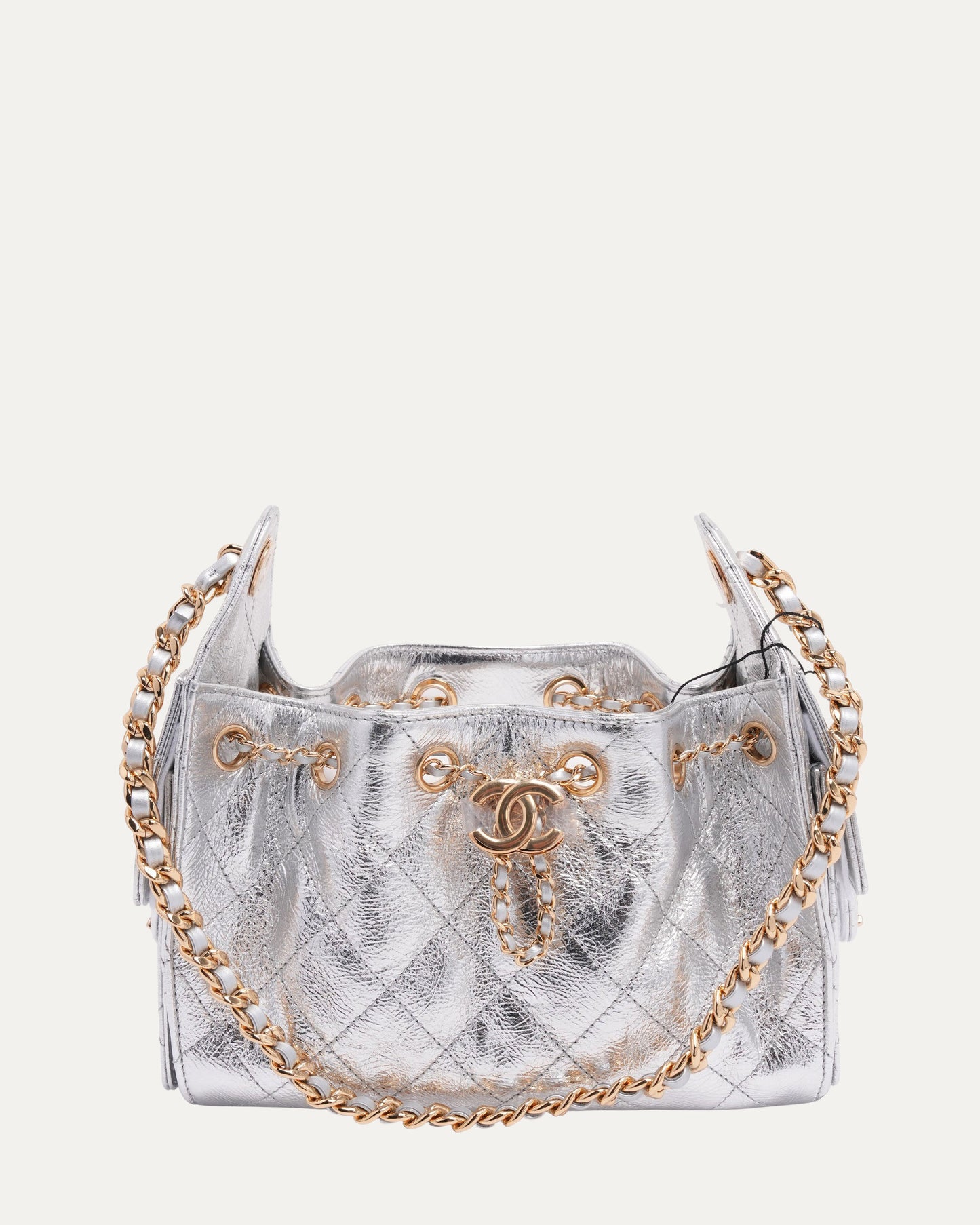 Metallic Quilted Mini 25 Hobo Bag