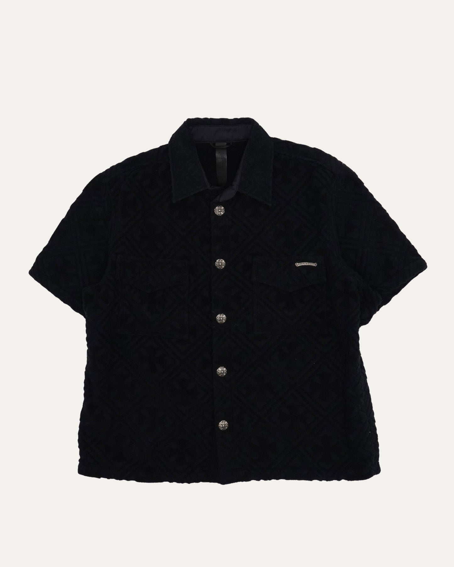 Terry Cloth Short Sleeve Shirt