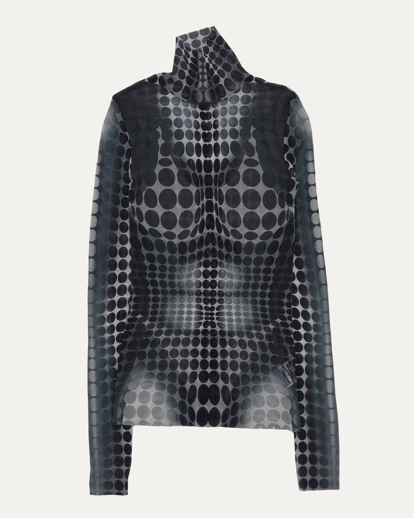 Cyberdot Mockneck Top
