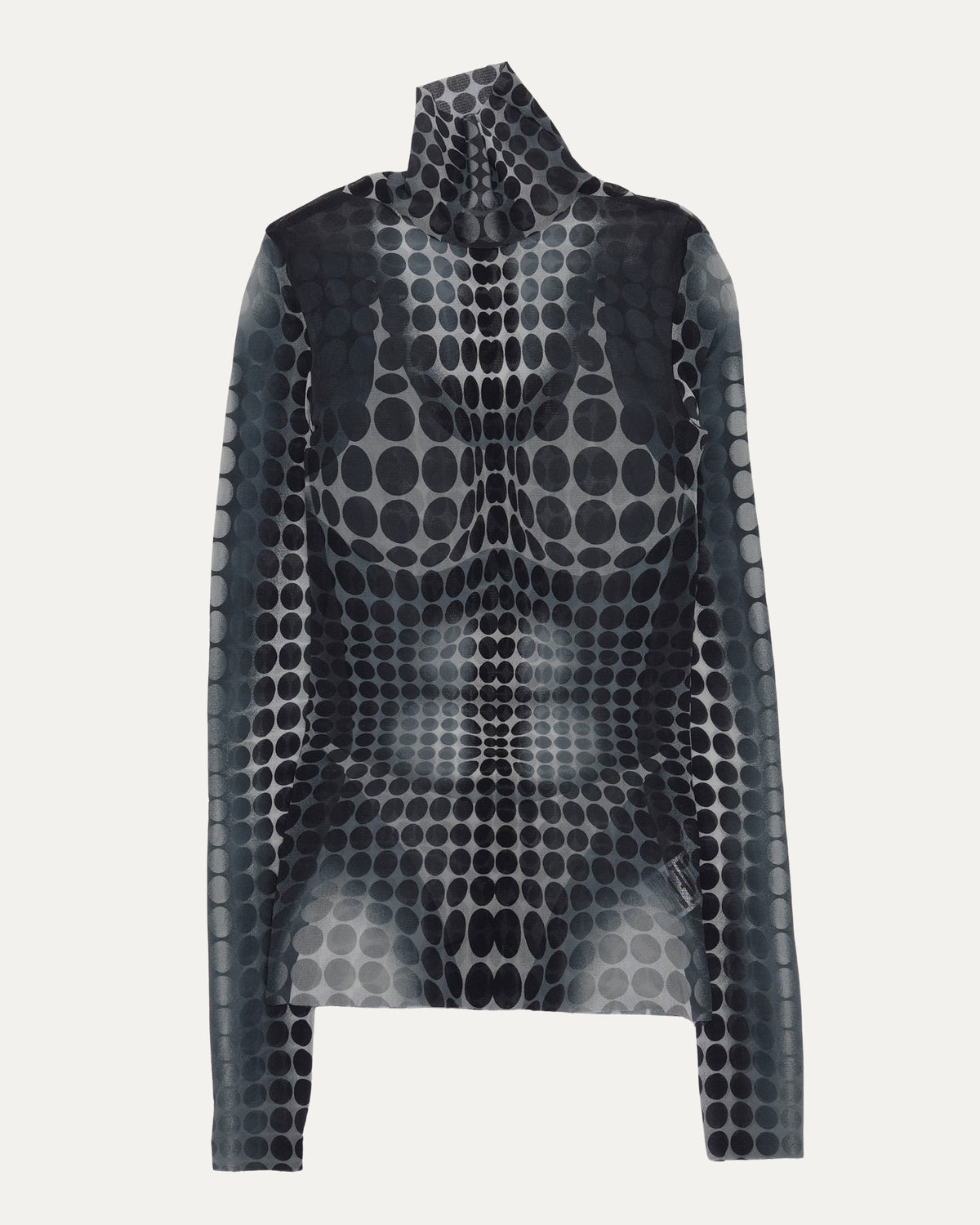Cyberdot Mockneck Top
