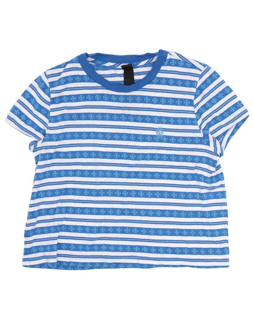 Teens From Mars Striped Plus Cross T-Shirt