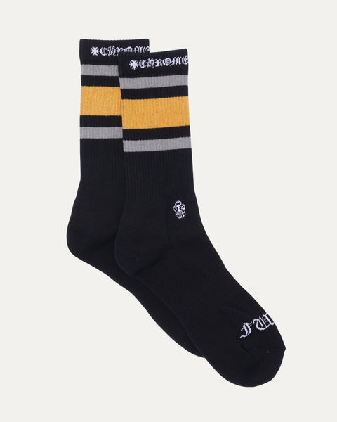 Chrome Hearts Fuck You Striped Socks – Justin Reed