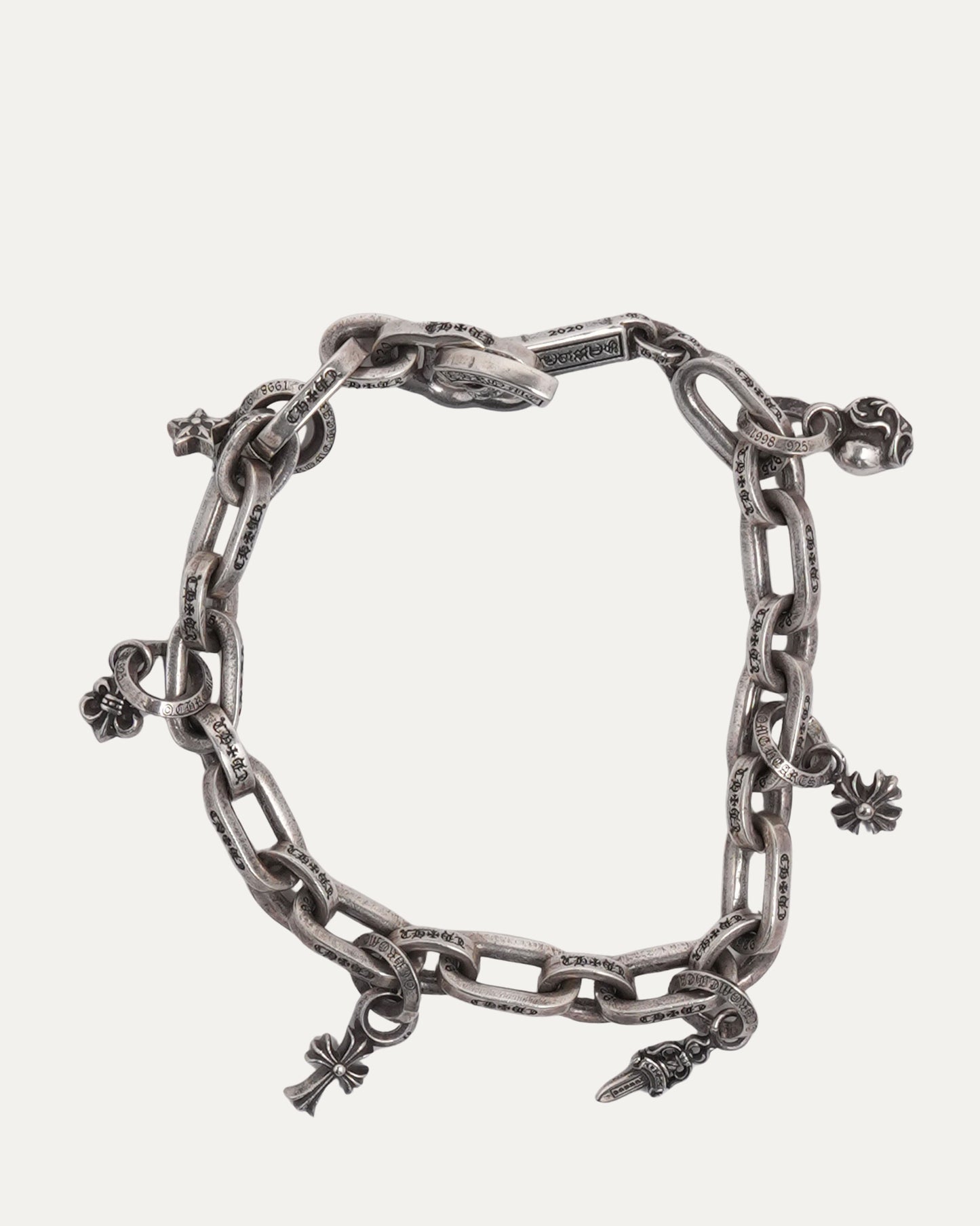 Paper E Charm Bracelet